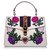 Gucci White Medium Embroidered Leather Sylvie Satchel Multiple colors Pony-style calfskin  ref.183441