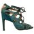 Nicholas Kirkwood Snakeskin and suede heels Multiple colors Turquoise Exotic leather  ref.183457
