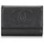 Dreifach gefaltete Brieftasche aus schwarzem Kaviarleder von Chanel  ref.183530