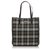 Burberry Black House Check Canvas Tote Bag Multiple colors Leather Cloth Pony-style calfskin Cloth  ref.183559