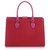 Gucci Red Bicolor Leather Linea Eine Tasche Pink Rot Leder Kalbähnliches Kalb  ref.183563