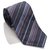 Louis Vuitton Blue Striped Silk Tie Multiple colors Cloth  ref.183566