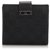 Gucci Black GG Canvas zweifach gefaltete Brieftasche Schwarz Leder Leinwand Kalbähnliches Kalb Tuch  ref.183579