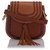 Chloé Chloe Brown Leather Hudson Crossbody Bag Pony-style calfskin  ref.183740