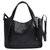 Stella Mc Cartney Shoulder bag in eco leather Black Synthetic  ref.183751