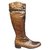 Vic Matié p boots 37,5 Light brown Varnish  ref.183752