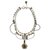 Reminiscence Silver and Pearl necklance Silvery  ref.183760