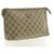 Gucci Leather Pouch Beige  ref.183863