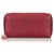 Loewe Red Leather Amazona Long Wallet Rot Leder Kalbähnliches Kalb  ref.183873
