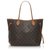 Louis Vuitton Brown Monogram Neverfull MM Leather Cloth  ref.183981
