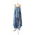 Free People printed maxi dress Blue Cotton  ref.184032