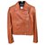 Chanel Biker jackets Caramel Lambskin  ref.184069