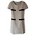 Autre Marque Vestido Edouard Achour Paris Beige Algodón Lino