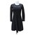 Fendi Robes Polyester Viscose Noir Beige  ref.184101