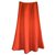 120% LINO Long skirt Coral Linen  ref.184106
