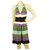 M Missoni Multicolored Halter Neck Striped knee length belted dress Size 44 Multiple colors Cotton  ref.184115