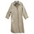 Burberry woman raincoat vintage t 48 with removable wool lining Beige Cotton Polyester  ref.184117