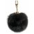 Louis Vuitton Fuzzy Bubble Charm de piel de zorro negro  ref.184180