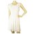 Missoni Mini vestido sin mangas de punto blanco hasta la rodilla Viscosa Talla IT 42  ref.184198