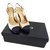 Chanel beige and black slingbacks heels EU37 Cloth  ref.184246