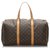 Louis Vuitton Brown Monogram Sac Souple 45 Dark brown Leather Cloth  ref.184315