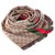 Gucci Brown GG Web Wool Scarf Red Silk Cloth  ref.184341