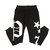 Philipp Plein Philpp Plein junior Sweatpants Trousers Black and White for Boys 12-13 years old Cotton Elastane  ref.184397