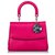 Dior Pink Leather Be Dior Flap Pony-style calfskin  ref.184662