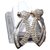 Autre Marque Boucles d'oreilles pendantes Coeurs en Or blanc et Diamants 0.52 cts Argenté  ref.184735