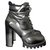 Louis Vuitton Digital Gate Ankle Boots Metallic Leather  ref.184837