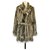 Sublime manteau de fourrure en Lapin K-Yen neuf Beige  ref.184844