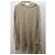 Autre Marque Abrigo de lino extragrande, Estilo parka Beige - vista 2