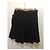 Topshop Falda plisada asimétrica Negro - vista 2