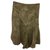 John Rocha asymmetric suede skirt Khaki  ref.184873