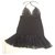 Autre Marque Refined lace slip camisole. Semi-sheer. Never worn. Black  ref.184884
