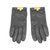 Hermès gloves in black leather Size 6.5. Cuir Noir  ref.184896