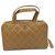 Chanel Wild Stiching handbag in beige leather.  ref.184987