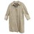 Burberry woman raincoat vintage t 44 Khaki Cotton Polyester Wool  ref.185063