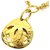 Chanel Gold CC Pendant Necklace Golden Metal  ref.185217