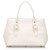 Tote Bag Dior White Cannage in pelle Bianco Vitello simile a un vitello  ref.185235