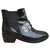 boots Sandro p 40 Cuir Noir  ref.185281