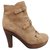 low boots See By Chloé p 38 Bois Daim Beige  ref.185353