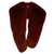 Céline Celine fox fur collar, nine burgundy brown Dark red  ref.185355