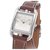 Hermès Reloj Hermes Brown Cape Cod Castaño Plata Cuero Acero Metal Becerro  ref.185414