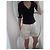 Diesel-Shorts mit Ladedetails. Perlbeige Farbe. - Ansicht 12