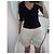 Diesel-Shorts mit Ladedetails. Perlbeige Farbe. - Ansicht 2