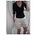 Diesel-Shorts mit Ladedetails. Perlbeige Farbe. - Ansicht 3
