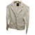Weekend Max Mara Linen blazer in cream Cotton  ref.185552