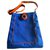 Roberto Cavalli Freedom bag Azul Lona  ref.185679