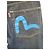jeans grezzi taglia Evisu 30 - arredamento dipinto di blu Blu scuro - vista 4